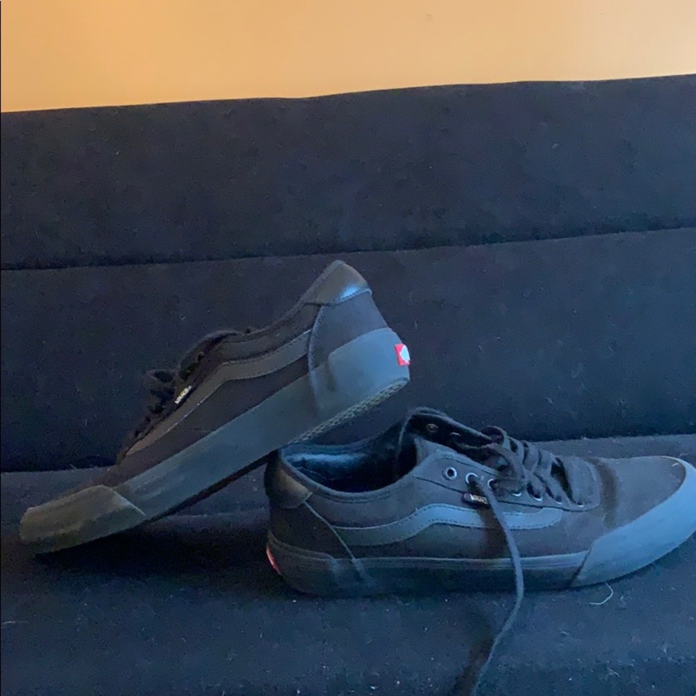 Vans black shoes